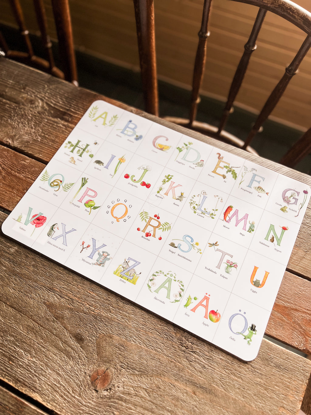 Bordstablett - Majas ABC