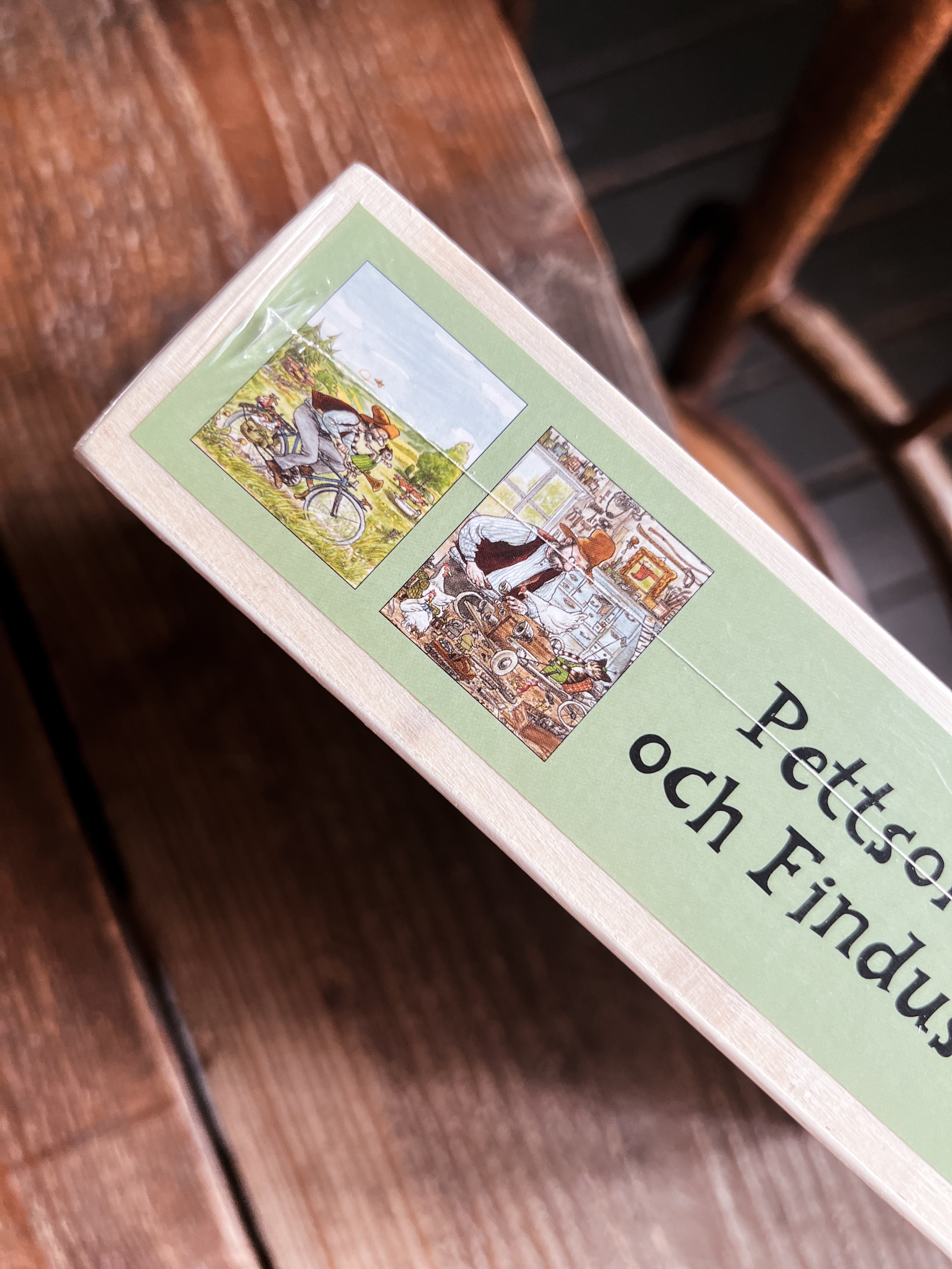 Pettson och Findus - 4 x Träpussel